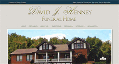 Desktop Screenshot of davidhenneyfuneralhome.com